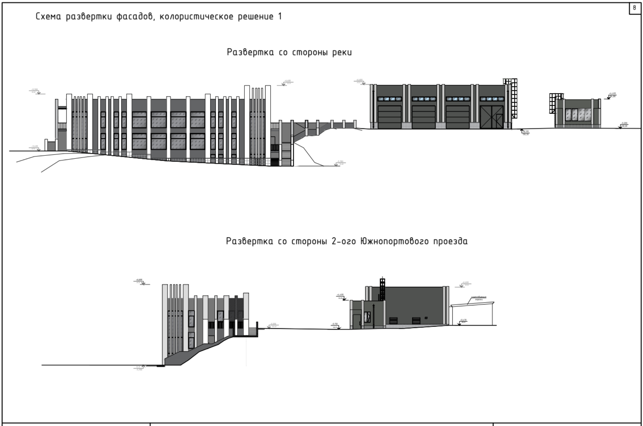 Urban planning diagrams and architectural drawings by Ashot Ohanyan