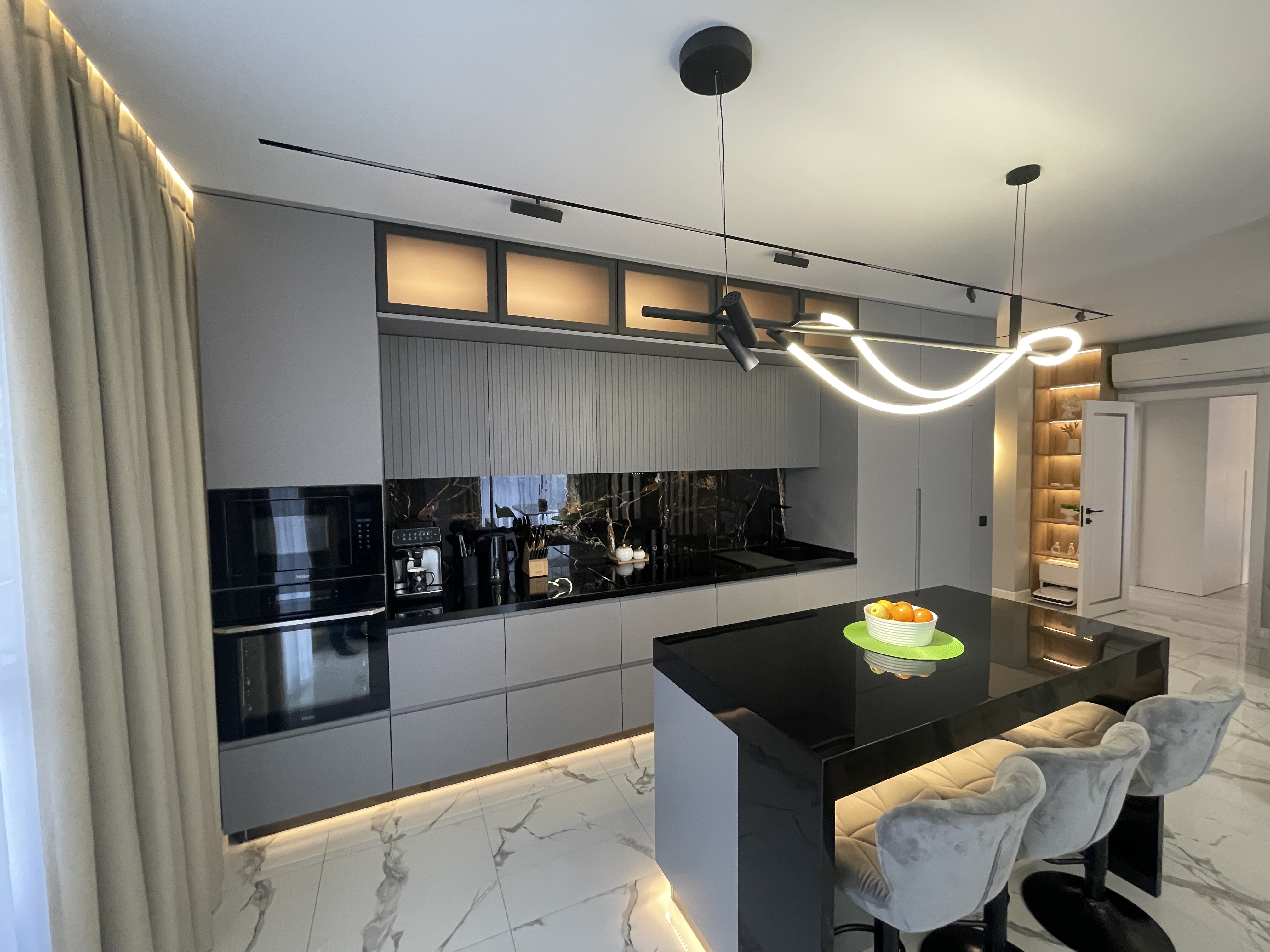 Lazarevskoe apartment kitchen interior design 