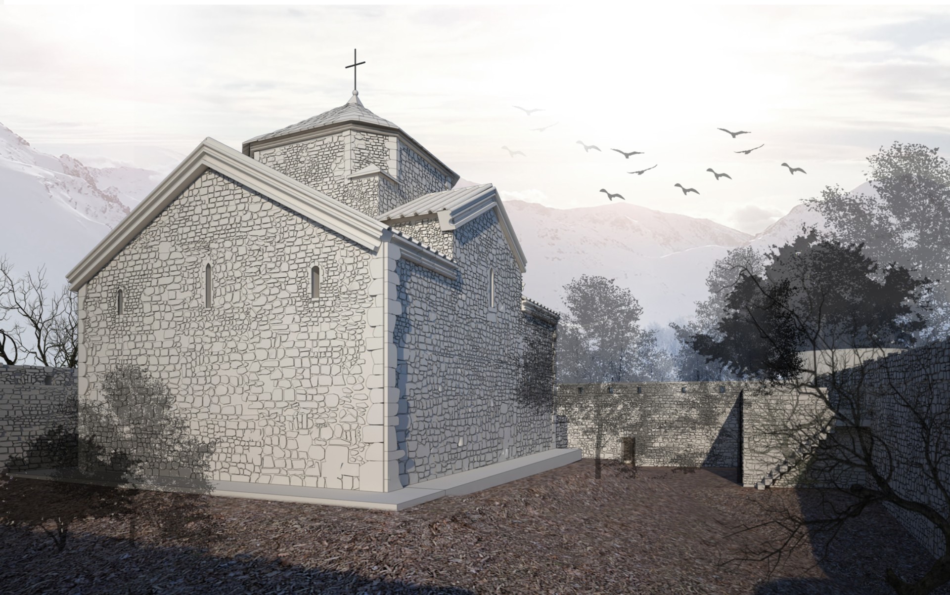 Living Room design render - Ohanyan Ashot - Architect