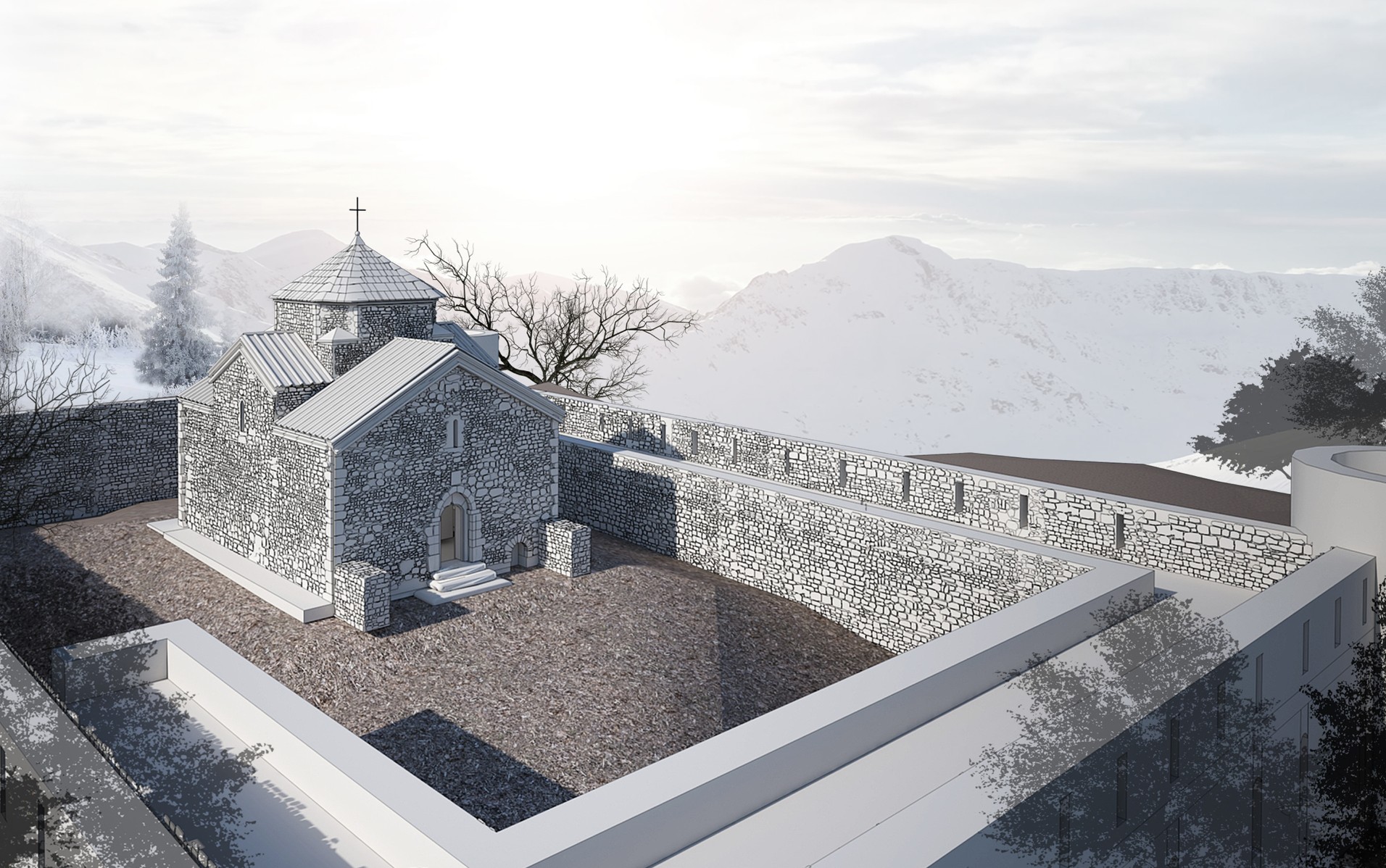 Ptkes-Berk Monastery restoration project in Artsakh