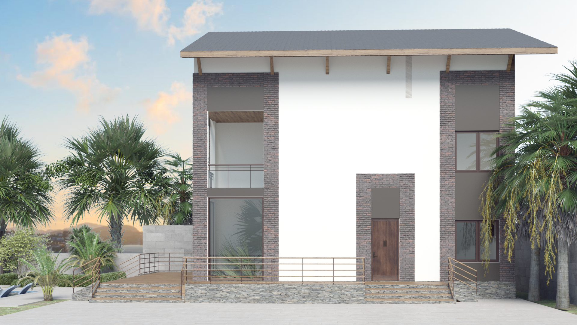 Modern private house in Sochi